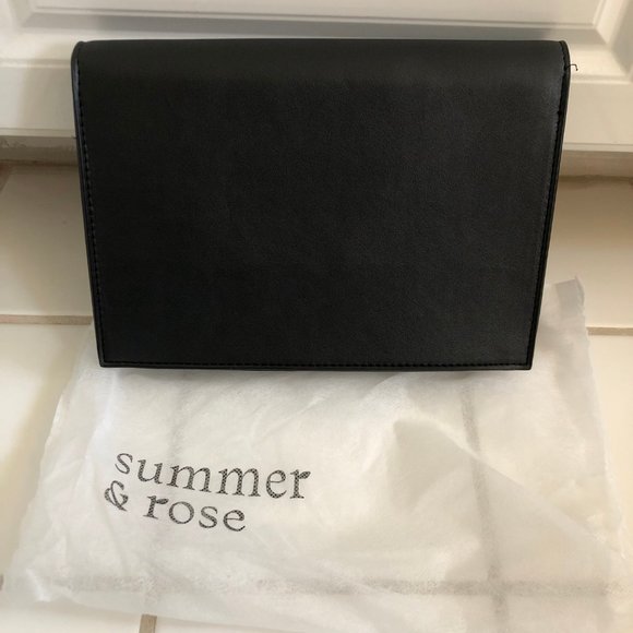 NWOT Black & White Piper Summer & Rose Crossbody - Picture 2 of 8